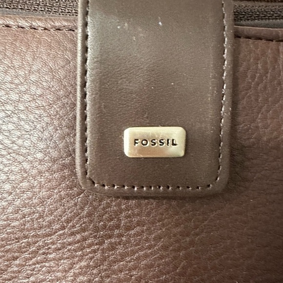 FOSSIL Brown Leather woman quiet luxury wallet - Picture 2 of 9